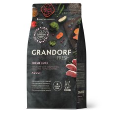 Grandorf Fresh Adult Duck & Sweet Potato / Сухой Беззерновой корм Грандорф для взрослых кошек Утка батат