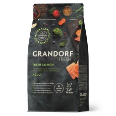 Grandorf Fresh Adult Salmon & Sweet Potato / Сухой Беззерновой корм Грандорф для взрослых кошек Лосось батат