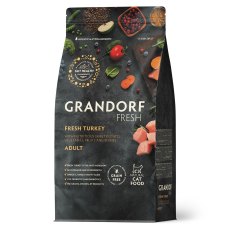 Grandorf Fresh Adult Turkey & Sweet Potato / Сухой Беззерновой корм Грандорф для взрослых кошек Индейка батат