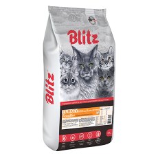 Blitz Sensitive Adult Turkey / Сухой корм Блиц для взрослых кошек Индейка
