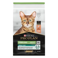 PRO PLAN Sterilised RENAL PLUS / Сухой корм ПРО ПЛАН для взрослых кошек для поддержания здоровья почек после стерилизации с лососем