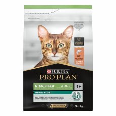 PRO PLAN Sterilised RENAL PLUS / Сухой корм ПРО ПЛАН для взрослых кошек для поддержания здоровья почек после стерилизации с лососем
