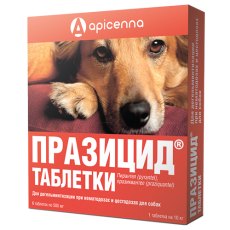 Apicenna ПРАЗИЦИД для собак антигельметик 500 мг