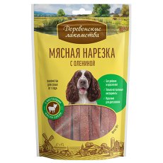 Деревенские лакомства / Мясная нарезка с Олениной для собак