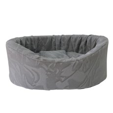 Homepet / Лежак Хоумпет для домашних животных Велюр Абстракция Серый