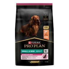 PRO PLAN SENSITIVE SKIN / Сухой корм ПРО ПЛАН для взрослых собак мелких пород при чувствительной коже с лососем