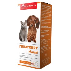 Apicenna ГЕПАТОВЕТ АКТИВ суспензия для собак и кошек