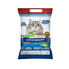 Homecat Ecoline / Комкующийся наполнитель Хоумкэт для кошачьего туалета Стандарт