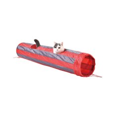 Homecat / Игровой туннель Хоумкэт для кошек шуршащий в полоску