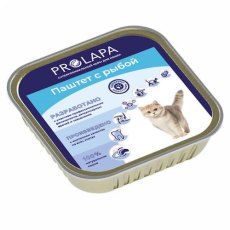 Prolapa / Влажный корм Ламистеры Пролапа для кошек Паштет с Рыбой (цена за упаковку)