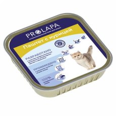 Prolapa / Влажный корм Ламистеры Пролапа для кошек Паштет с Курицей (цена за упаковку)
