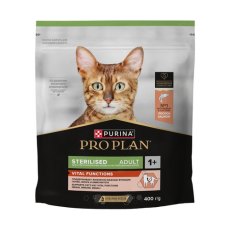 PRO PLAN Sterilised VITAL FUNCTIONS / Сухой корм ПРО ПЛАН для Взрослых Стерилизованных кошек для поддержания здоровья почек после стерилизации, для мозга и иммунитета с высоким содержанием Лосося