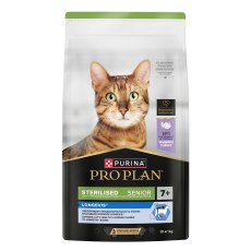 PRO PLAN Sterilised LONGEVIS / Сухой корм ПРО ПЛАН для пожилых стерилизованных кошек с индейкой