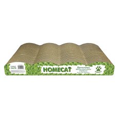 Homecat Мятная Волна / Когтеточка Хоумкэт для кошек Свежая Волна 5 баллов Гофрокартон