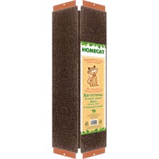 Homecat Венге / Когтеточка Хоумкэт для кошек с Кошачьей мятой Угловая