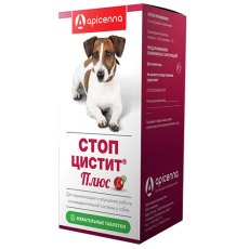 Apicenna СТОП-ЦИСТИТ Плюс для собак нормализация и улучшение работы мочевыводящих путей