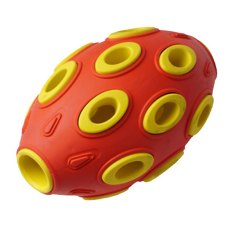 Homepet Silver Series / Игрушка Хоумпет для собак Мяч регби Каучуковый D 7,6 см х 12 см
