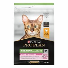 PRO PLAN Sterilised DELICATE DIGESTION / Сухой корм ПРО ПЛАН для взрослых стерилизованных кошек с чувствительным пищеварением с курицей