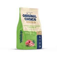 Original Choice Elite Nutrition Puppy / Сухой корм Ориджинал Чойс для щенков, беременных и кормящих собак свежее мясо Ягненка с Индейкой
