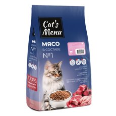 Cats Menu Adult / Сухой корм Кэтс Меню для взрослых кошек с Индейкой