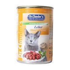 Dr.Clauder's / Консервы Доктор Клаудерс для кошек Кусочки в соусе с Печенью (цена за упаковку)