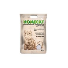 Homecat / Силикагелевый наполнитель Хоумкэт для кошачьего туалета Стандарт без запаха