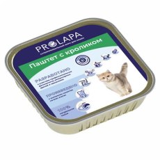 Prolapa / Влажный корм Ламистеры Пролапа для кошек Паштет с Кроликом (цена за упаковку)