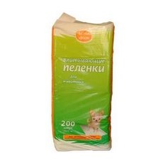 Чистый хвост / Впитывающие пеленки для животных 33 х 45 см