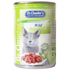 Dr.Clauder's / Консервы Доктор Клаудерс для кошек Кусочки в соусе с Дичью (цена за упаковку)