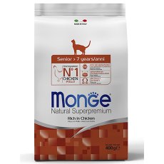 Monge Cat Senior >7 / Сухой корм Монж для Пожилых кошек Курица