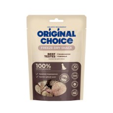 Original Choice Freeze Dry Snack / Лакомство Ориджинал Чойс для собак Семенники говяжьи