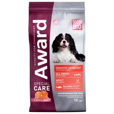 Award Special Care Sensitive Skin&Coat / Сухой корм Авард для взрослых собак всех пород для Здоровой кожи и шерсти с Лососем