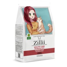 Zillii Healthy Care Urinary Care / Сухой гипоаллергенный корм Зилли для взрослых кошек для Контроля РН с Индейкой