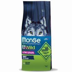 Monge Dog BWild Low Grain Adult All Breeds Wild Boar / Сухой Низкозерновой корм Монж Бивайлд для взрослых собак всех пород мясо Дикого Кабана