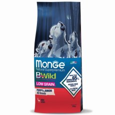 Monge BWild Low Grain Puppy & Junior Deer / Сухой Низкозерновой корм Монж Бивайлд для Щенков всех пород мясо Оленя
