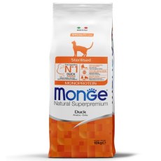 Monge Cat Monoprotein Sterilised / Сухой корм Монж Монопротеиновый для Стерилизованных кошек Утка
