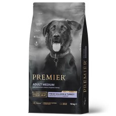 Premier Adult Medium Fresh Salmon & Turkey / Сухой корм Премьер для взрослых собак Средних пород Свежее филе Лосося с индейкой