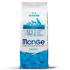Monge Dog Speciality Light Salmon & Rice / Сухой корм Монж Спешиалити для собак всех пород Низкокалорийный Лосось с рисом