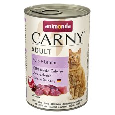 Animonda Carny Adult / Консервы Анимонда для кошек с Индейкой и Ягненком (цена за упаковку)
