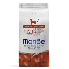 Monge Cat Senior >7 / Сухой корм Монж для Пожилых кошек Курица