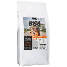 Smart Dog Medium&Maxi Sensitive / Сухой корм Смарт Дог для взрослых собак Средних и крупных пород с Чувствительным пищеварением Индейка с овощами