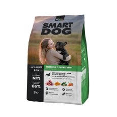 Smart Dog Sensitive Mini / Сухой корм Смарт Дог для взрослых собак Малых пород с чувствительным пищеварением Ягненок с овощами