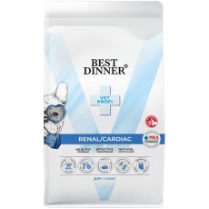 Best Dinner Vet Profi Renal Cardiac / Полнорационный диетический сухой корм Бест Диннер для взрослых собак всех пород при Острой болезни почек и Заболеваниях сердца
