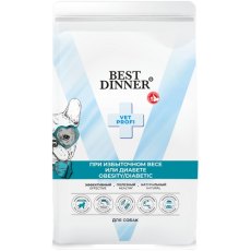 Best Dinner Vet Profi Obesity Diabetic / Полнорационный диетический сухой корм Бест Диннер для кошек при Диабете или Избыточном весе