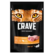 Crave Adult Cat Turkey / Беззерновые Паучи Крэйв для взрослых кошек Индейка (цена за упаковку)