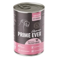 Prime Ever Superior / Влажный корм Прайм Эвер для щенков Молочная телятина (цена за упаковку)