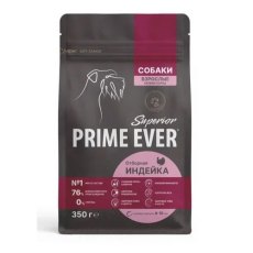 Prime Ever Superior Adult Mini / Полнорационный сухой корм Прайм Эвер для собак Мелких пород Отборная индейка
