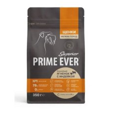 Prime Ever Superior Puppy Mini / Полнорационный сухой корм Прайм Эвер для щенков Мелких пород Нежнейший ягненок с индейкой