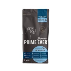 Prime Ever Superior Adult Medium&Maxi / Полнорационный сухой корм Прайм Эвер для собак Средних и Крупных пород Нежнейший ягненок