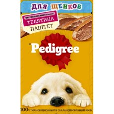 Pedigree / Паучи Педигри для Щенков Паштет с Телятиной (цена за упаковку)